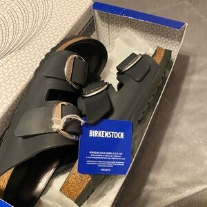 Birkenstock Black big buckle Sandals